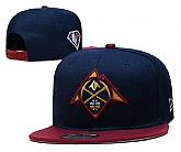 Nuggets Team Logo New Era Nay Red 2021 NBA Draft Adjustable Hat YD,baseball caps,new era cap wholesale,wholesale hats